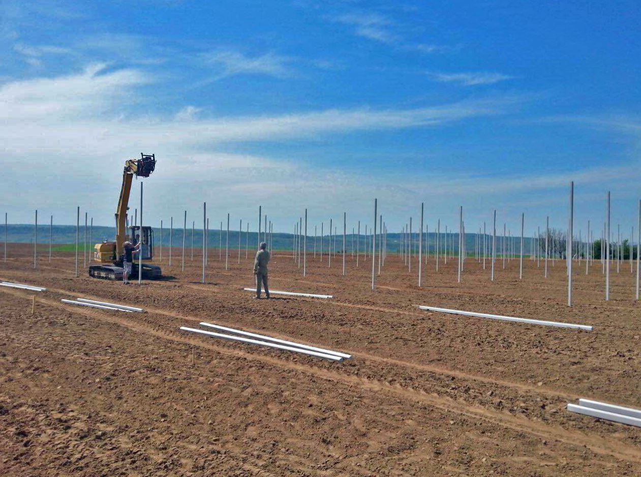 Postavljanje protivgradne mreze april 2015